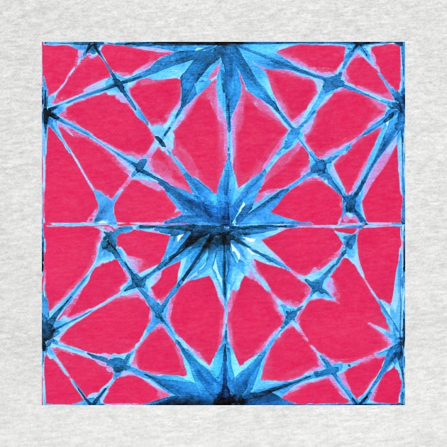 Tie Dye Star Pattern by Minxylynx4